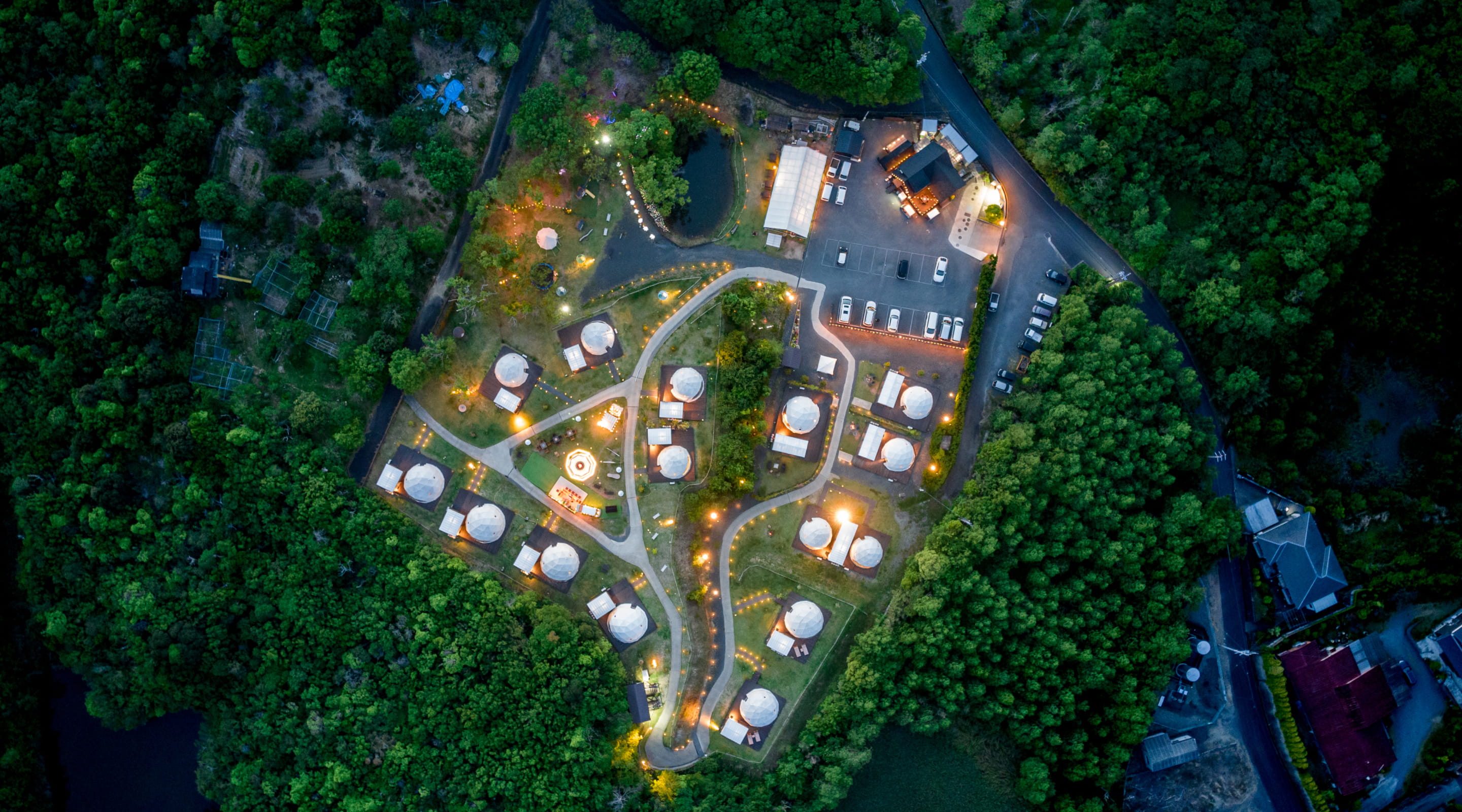 Aerial photo of Grandome Ise Kashikojima