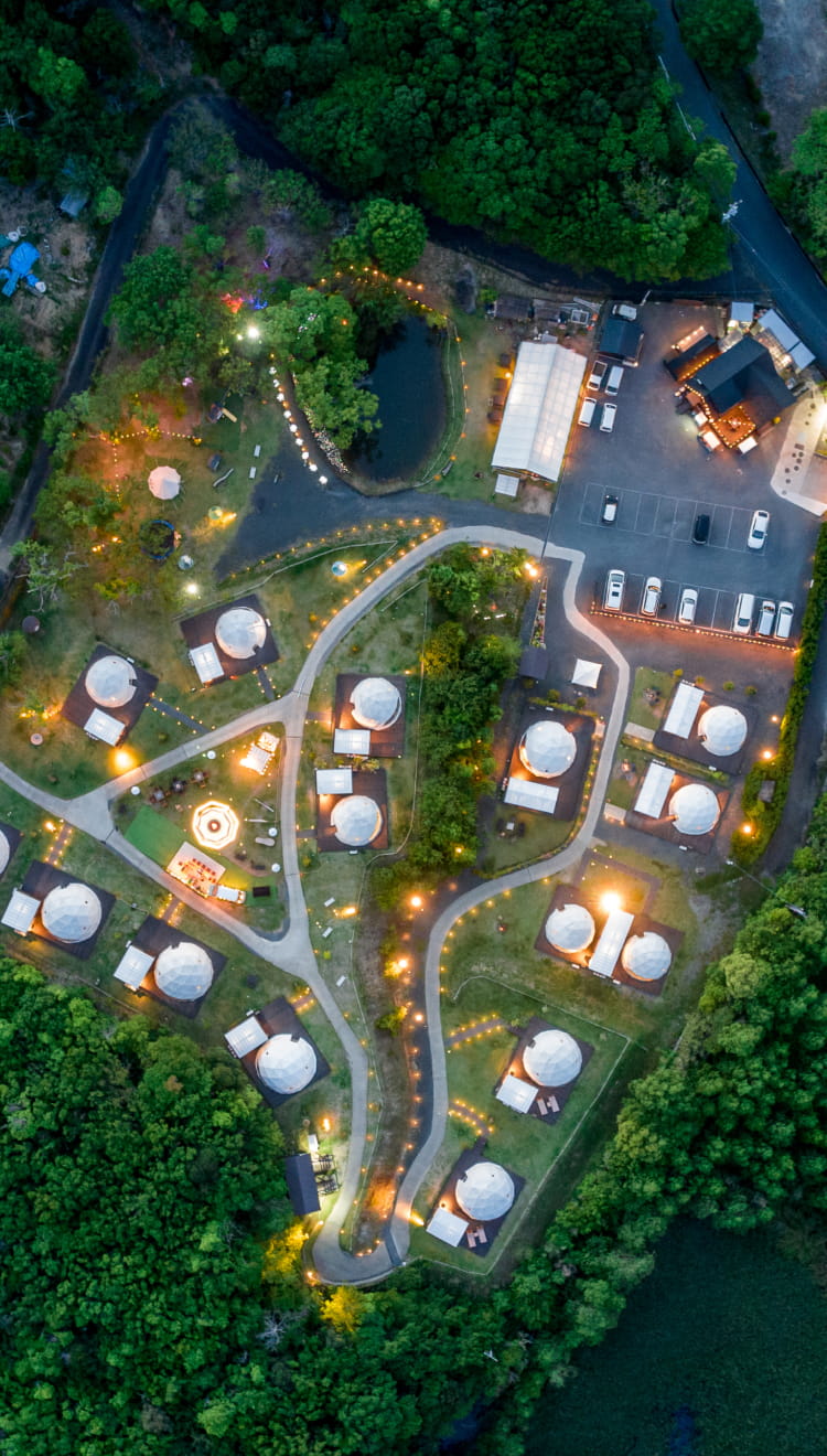Aerial photo of Grandome Ise Kashikojima